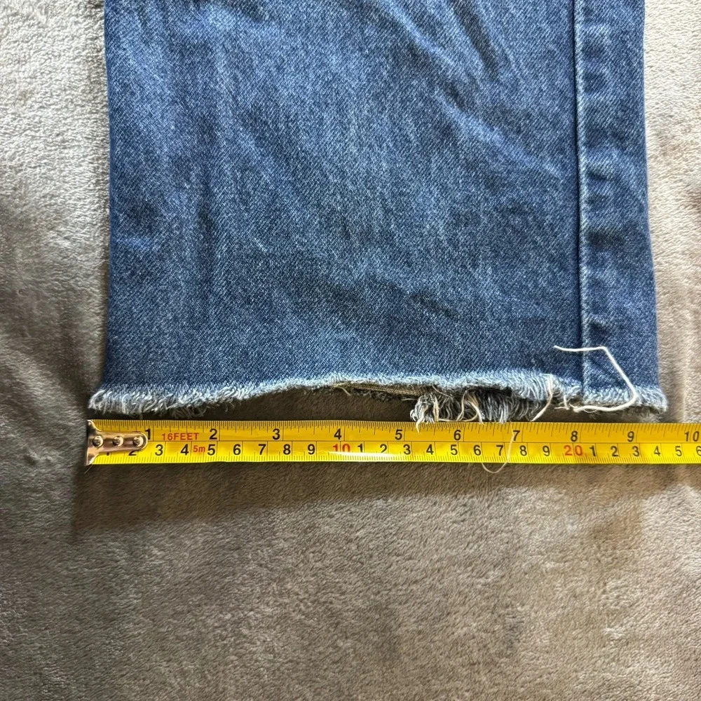 Vintage Levi's 505 Jeans Men's 38x34 Fits 36x30 Orange‎ Tab Faded Whiskered 90s